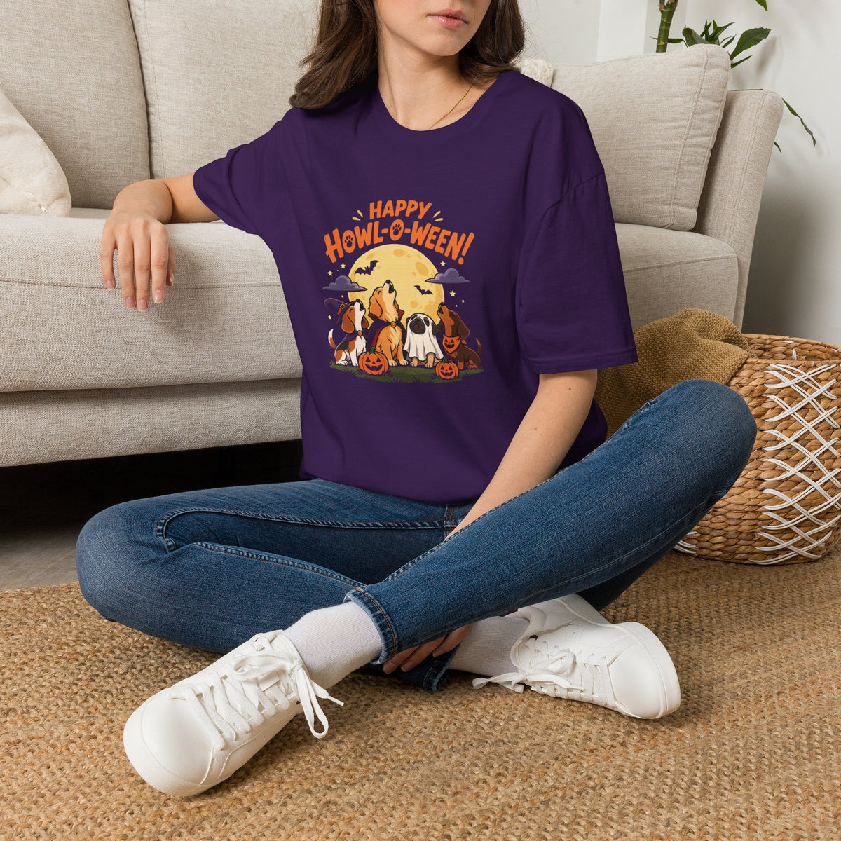 Happy Howl-O-Ween Dog Shirt – Funny Halloween Graphic Tee