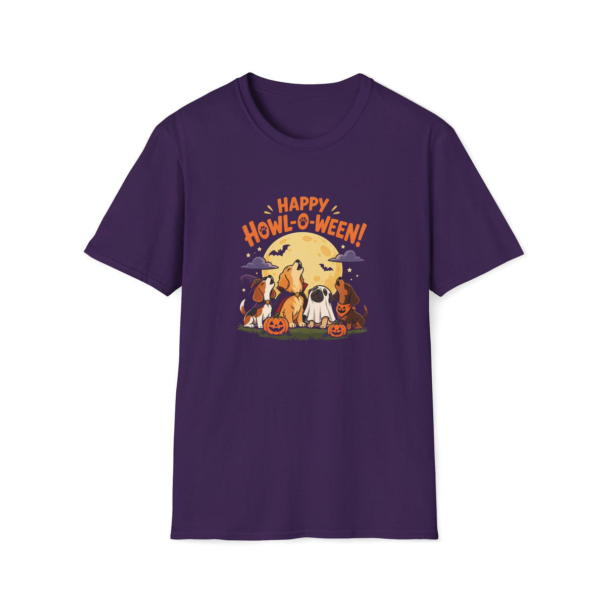 Happy Howl-O-Ween Dog Shirt – Funny Halloween Graphic Tee