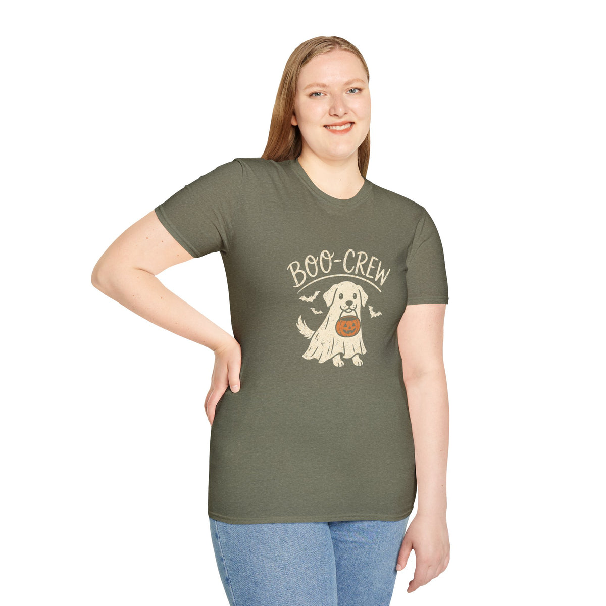 Boo Crew Halloween Dog Shirt – Funny Ghost Dog Graphic Tee