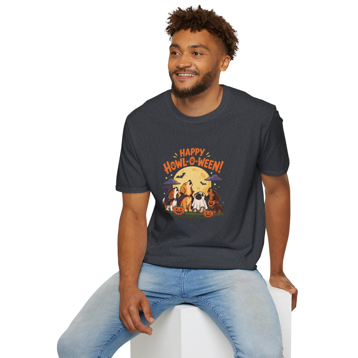 Happy Howl-O-Ween Dog Shirt – Funny Halloween Graphic Tee