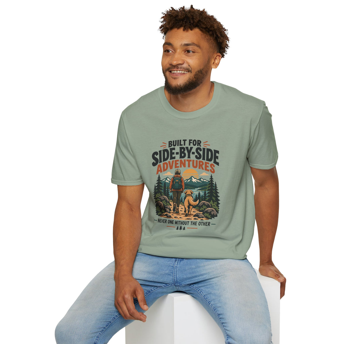 Build for Side- by Side Adventures– Hiking & Outdoor Dog Lover Graphic Tee
