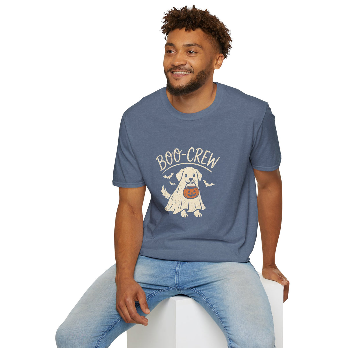 Boo Crew Halloween Dog Shirt – Funny Ghost Dog Graphic Tee