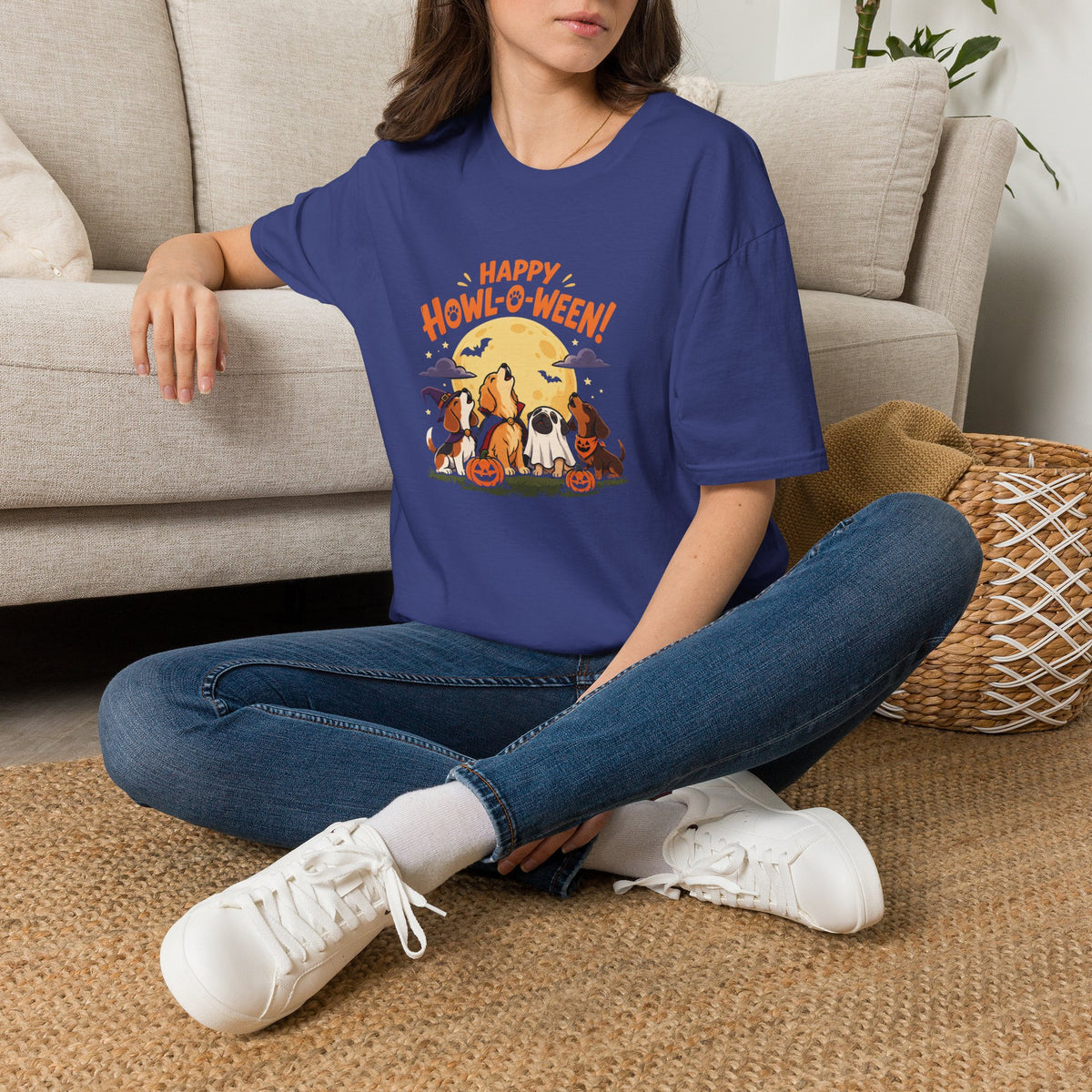 Happy Howl-O-Ween Dog Shirt – Funny Halloween Graphic Tee