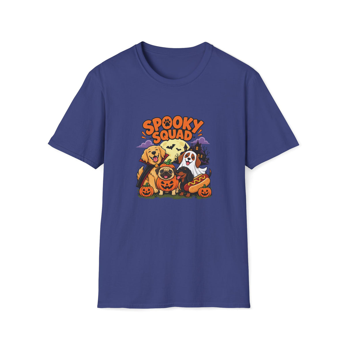 Spooky Squad Halloween Dog T Shirt – Funny Halloween Graphic Tee