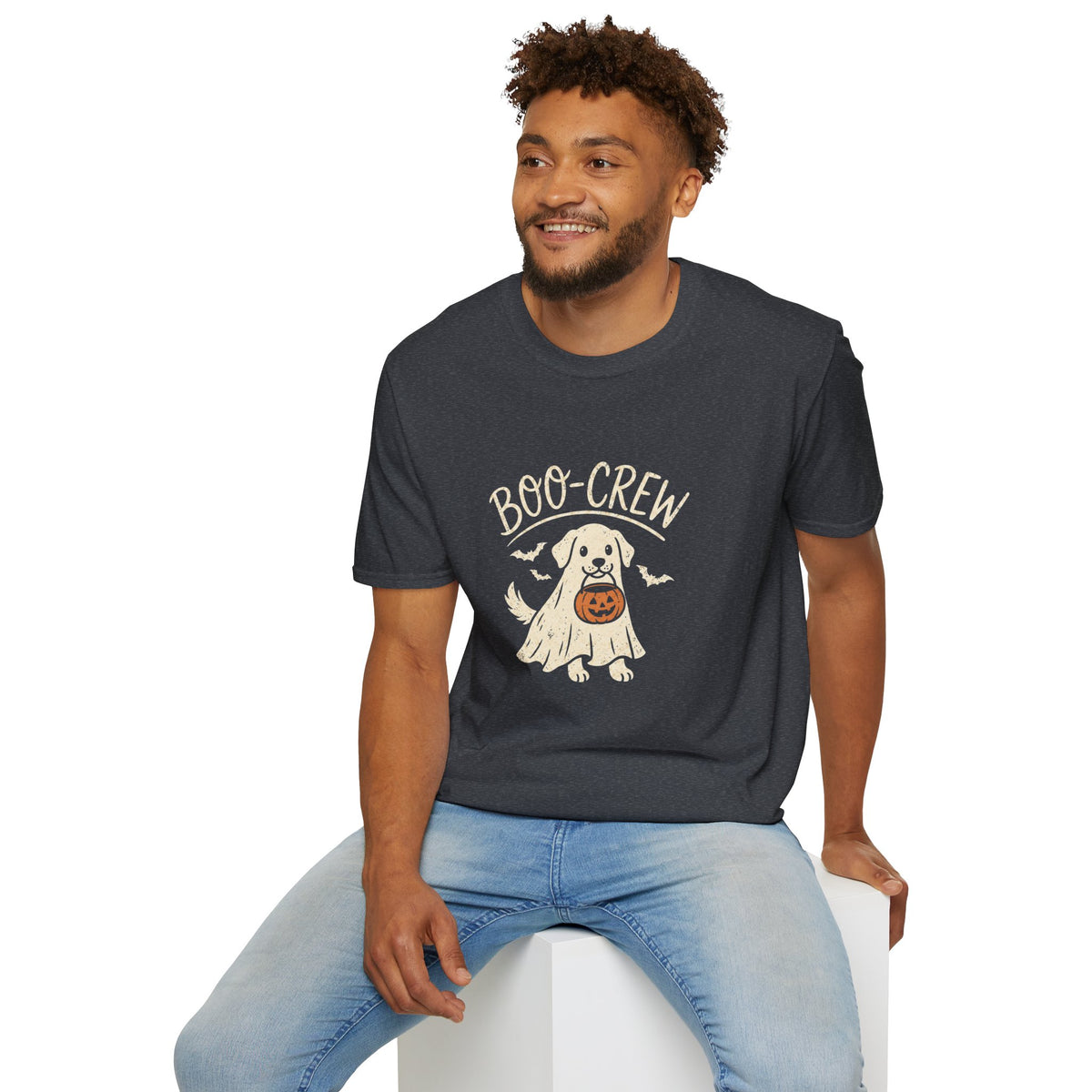 Boo Crew Halloween Dog Shirt – Funny Ghost Dog Graphic Tee