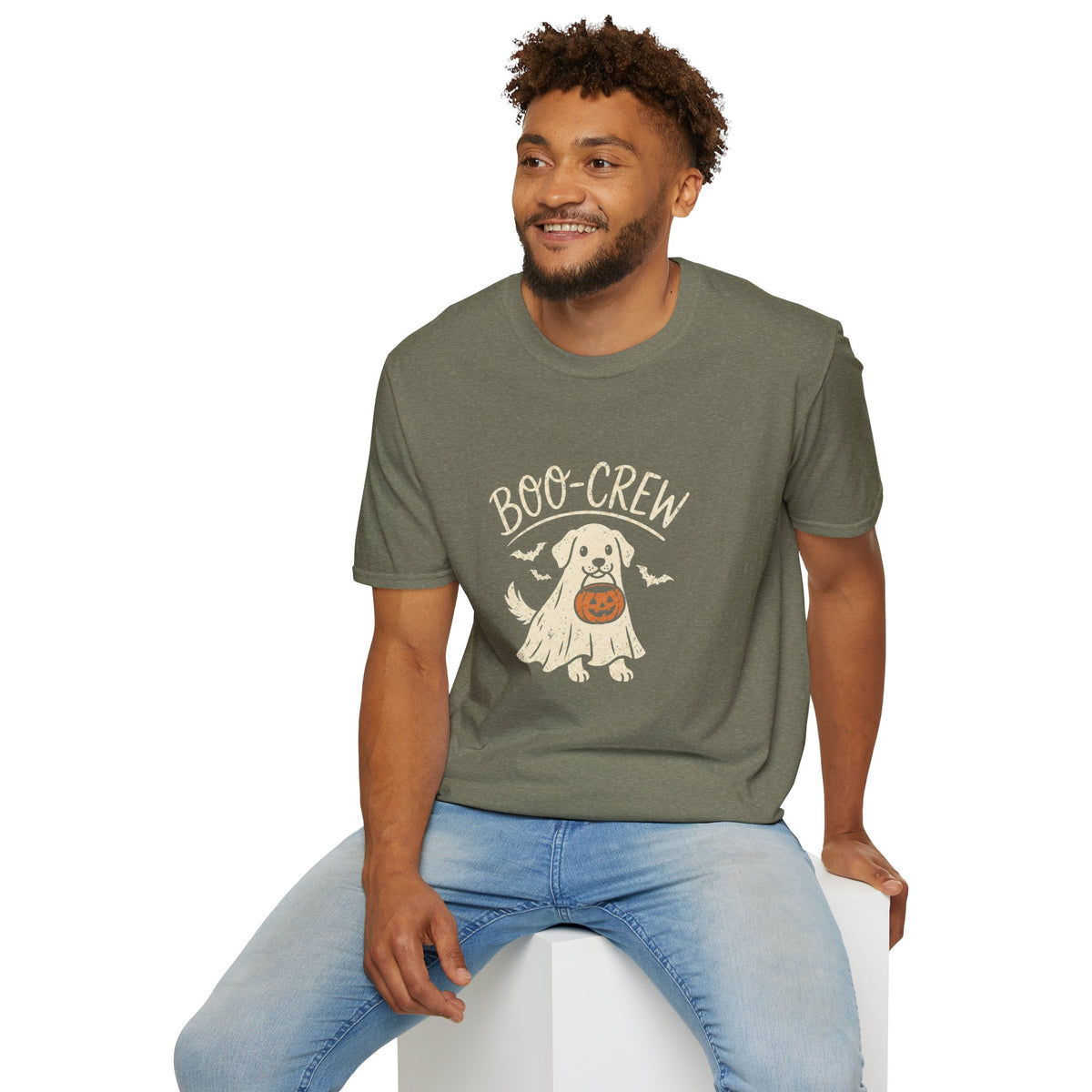 Boo Crew Halloween Dog Shirt – Funny Ghost Dog Graphic Tee