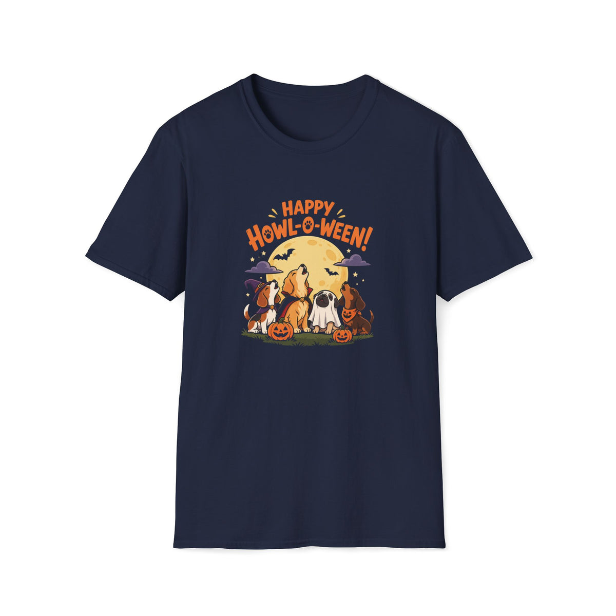 Happy Howl-O-Ween Dog Shirt – Funny Halloween Graphic Tee