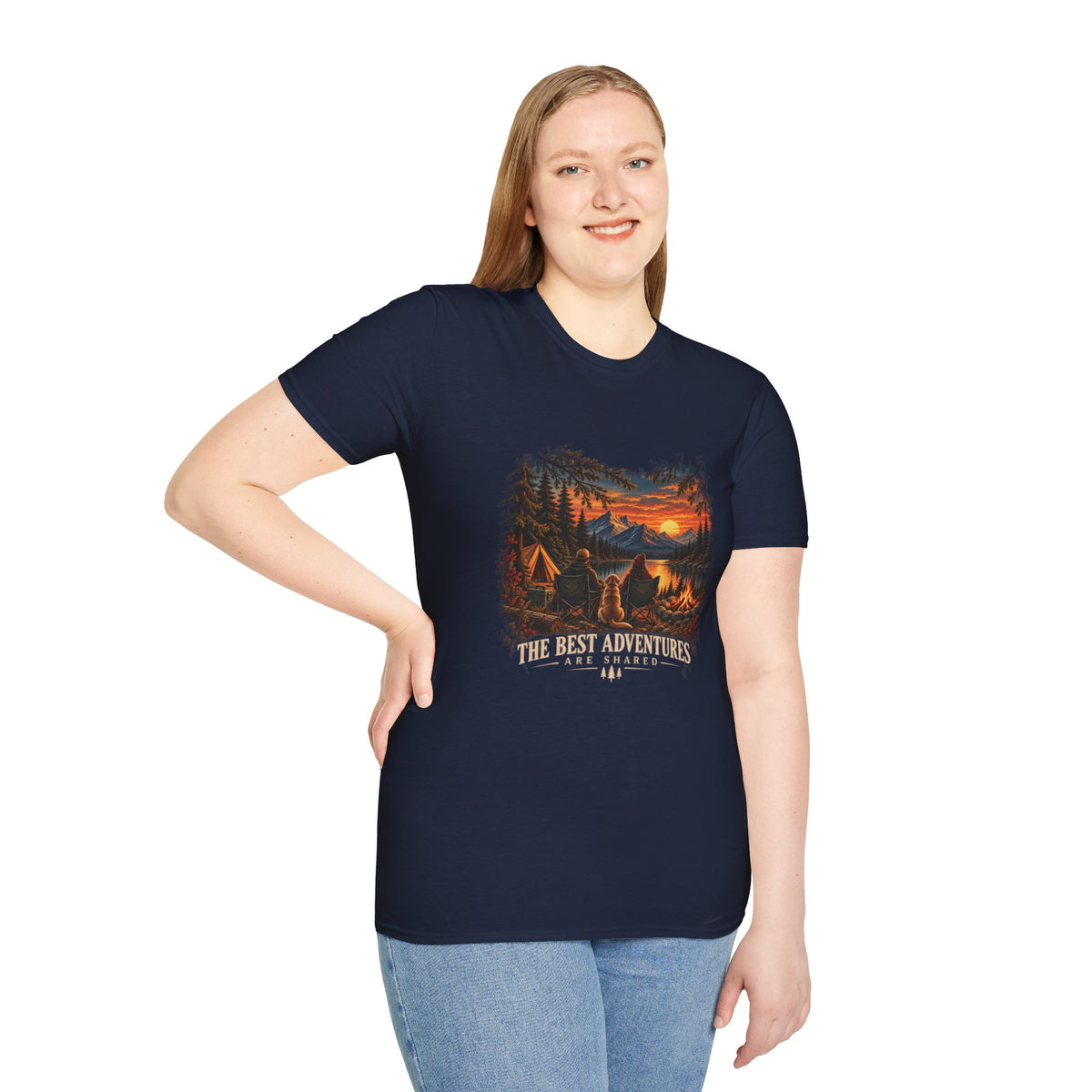 The Best Adventures Are Shared Shirt – Outdoor Camping Dog Lover Tee