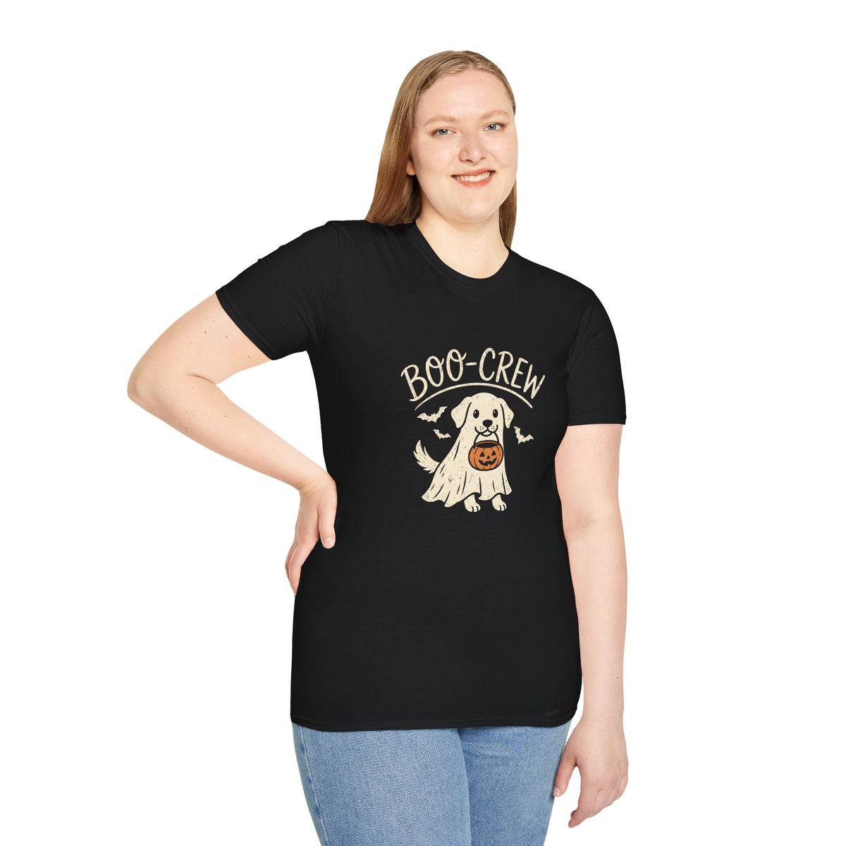 Boo Crew Halloween Dog Shirt – Funny Ghost Dog Graphic Tee
