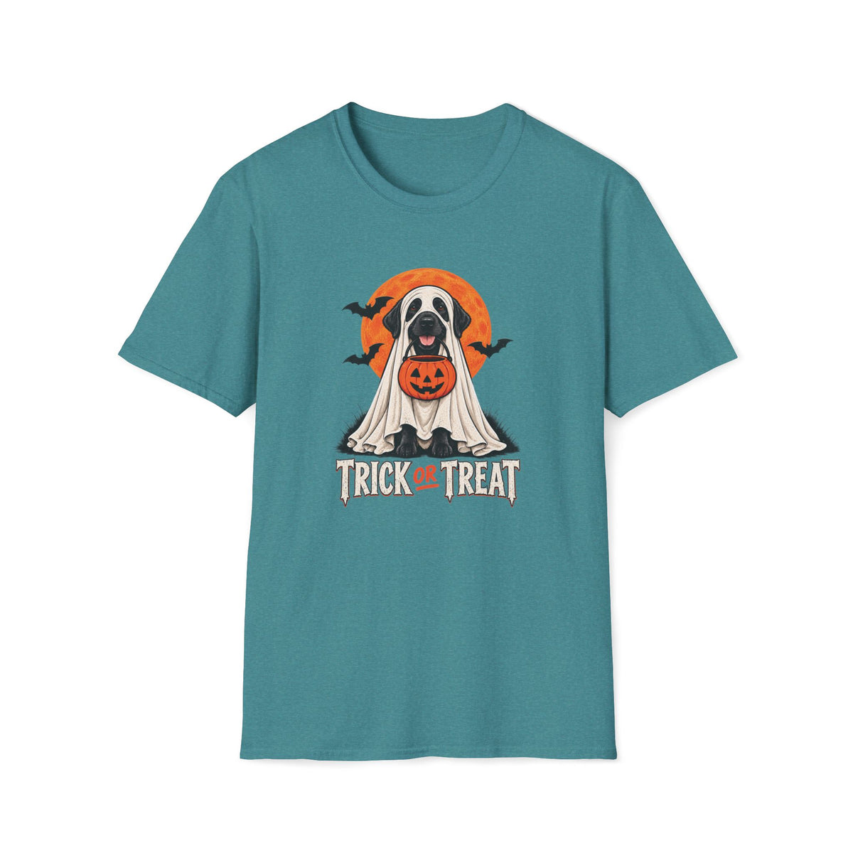 Happy Ghost Pup Halloween Shirt – Cute Trick or Treat Dog Tee