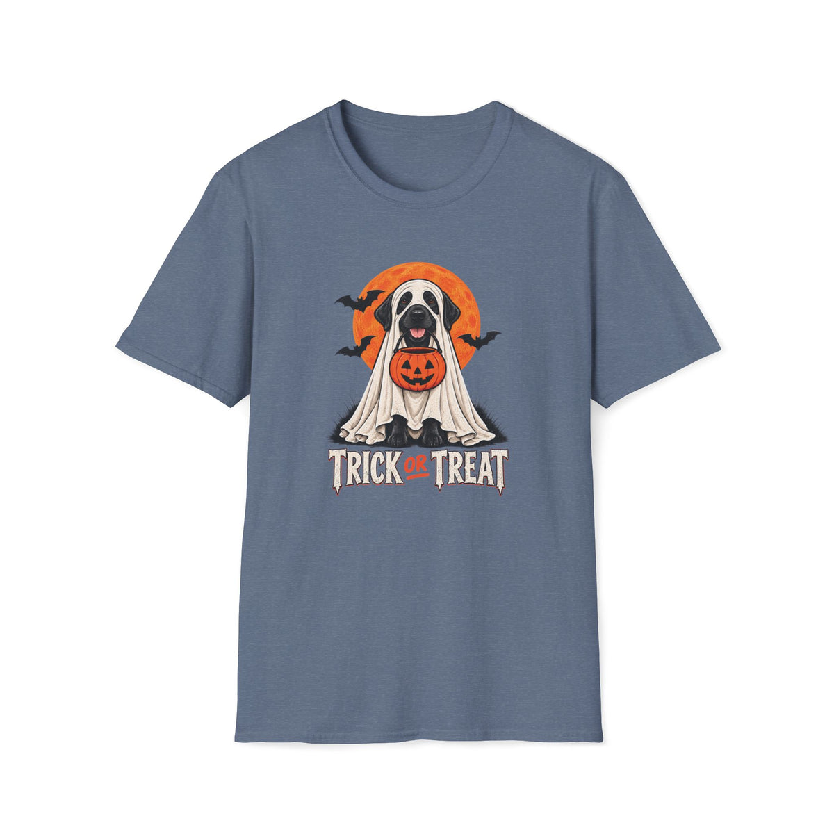 Happy Ghost Pup Halloween Shirt – Cute Trick or Treat Dog Tee
