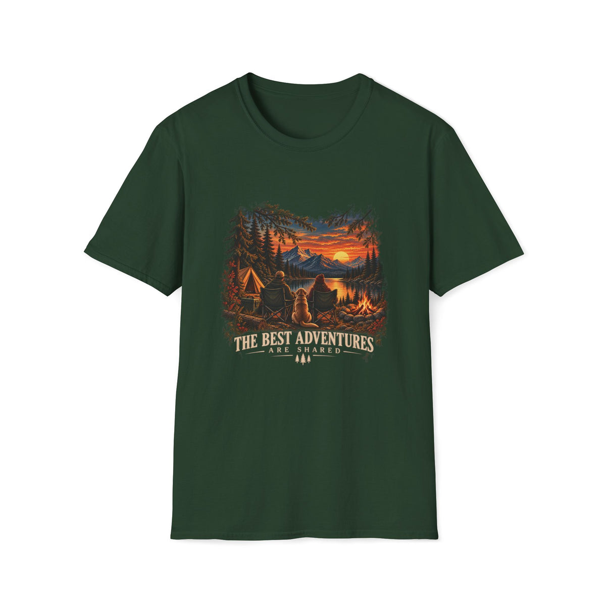 The Best Adventures Are Shared Shirt – Outdoor Camping Dog Lover Tee