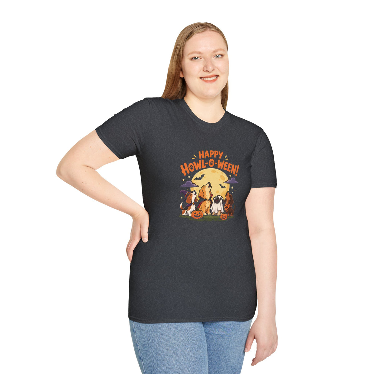 Happy Howl-O-Ween Dog Shirt – Funny Halloween Graphic Tee