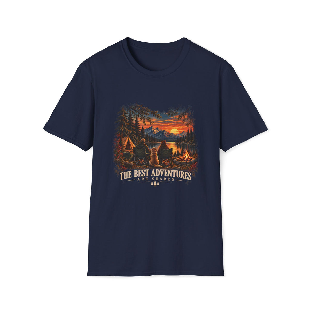 The Best Adventures Are Shared Shirt – Outdoor Camping Dog Lover Tee