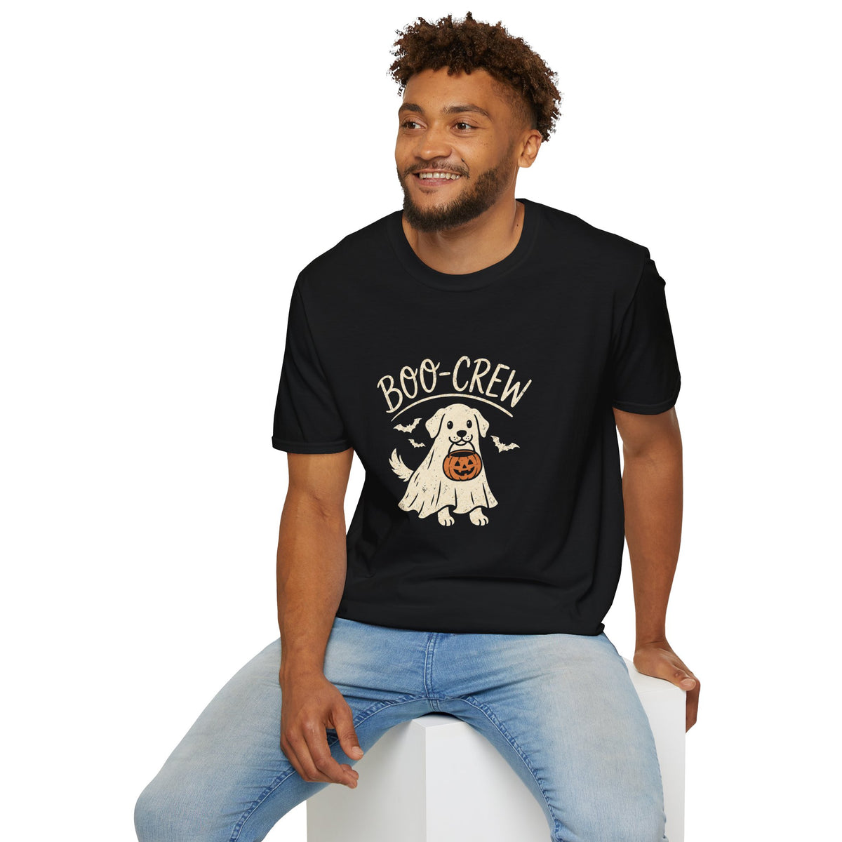 Boo Crew Halloween Dog Shirt – Funny Ghost Dog Graphic Tee