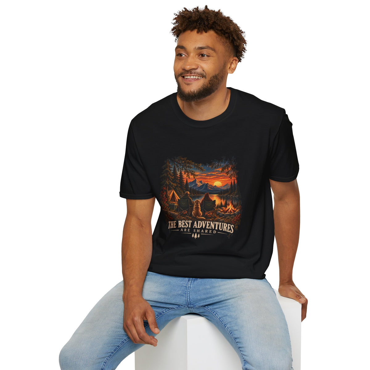 The Best Adventures Are Shared Shirt – Outdoor Camping Dog Lover Tee