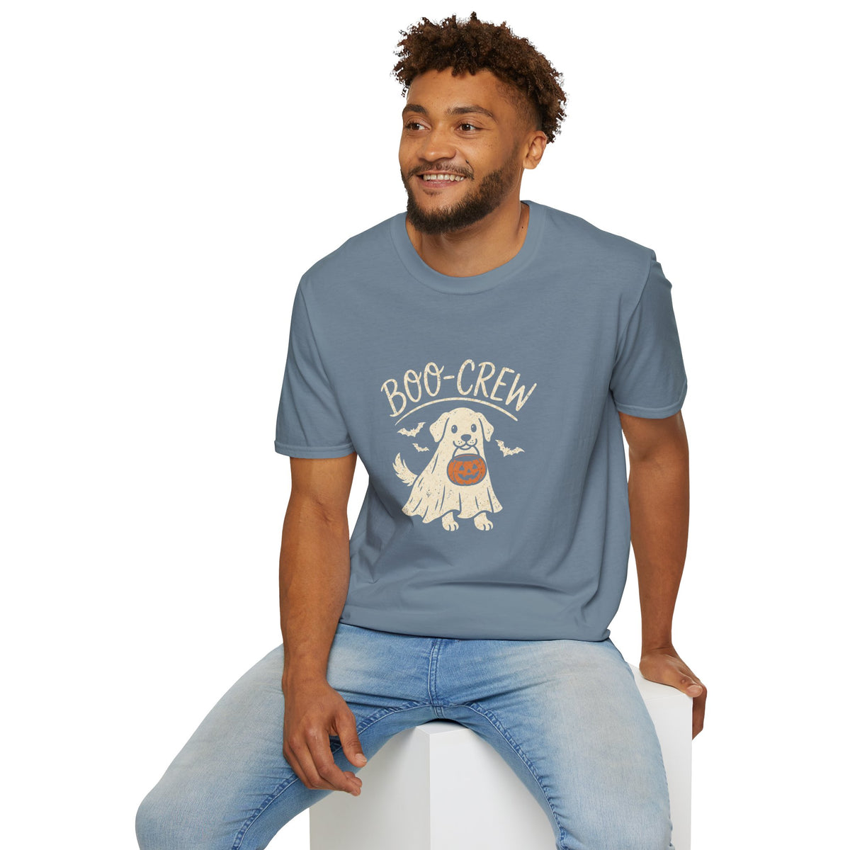 Boo Crew Halloween Dog Shirt – Funny Ghost Dog Graphic Tee