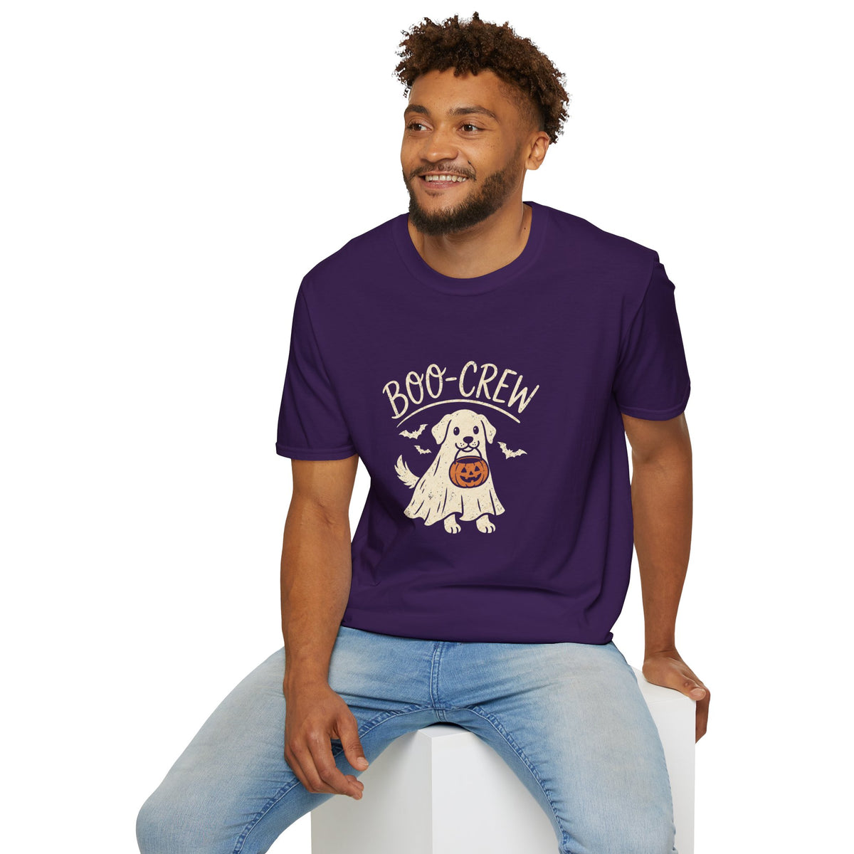 Boo Crew Halloween Dog Shirt – Funny Ghost Dog Graphic Tee