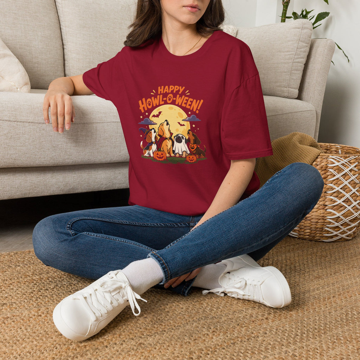 Happy Howl-O-Ween Dog Shirt – Funny Halloween Graphic Tee