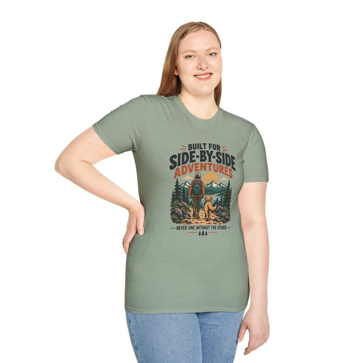 Build for Side- by Side Adventures– Hiking & Outdoor Dog Lover Graphic Tee