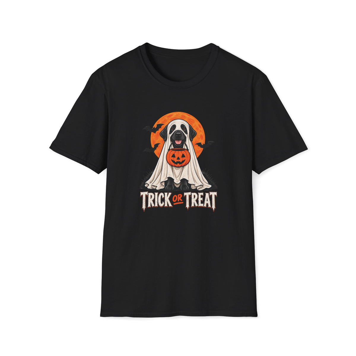 Happy Ghost Pup Halloween Shirt – Cute Trick or Treat Dog Tee