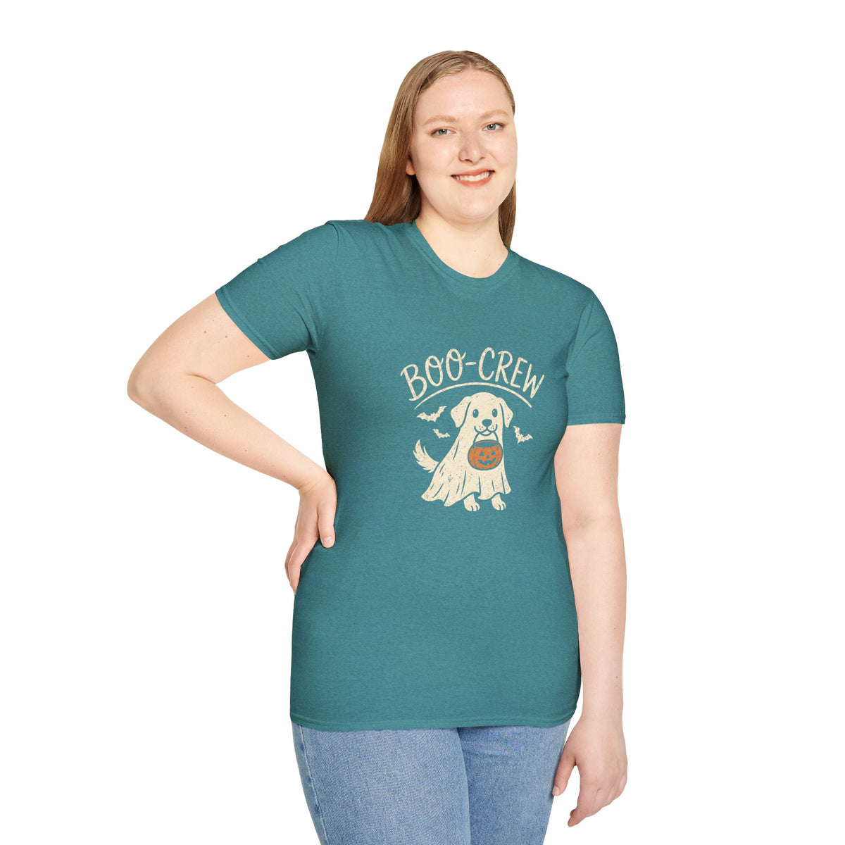 Boo Crew Halloween Dog Shirt – Funny Ghost Dog Graphic Tee