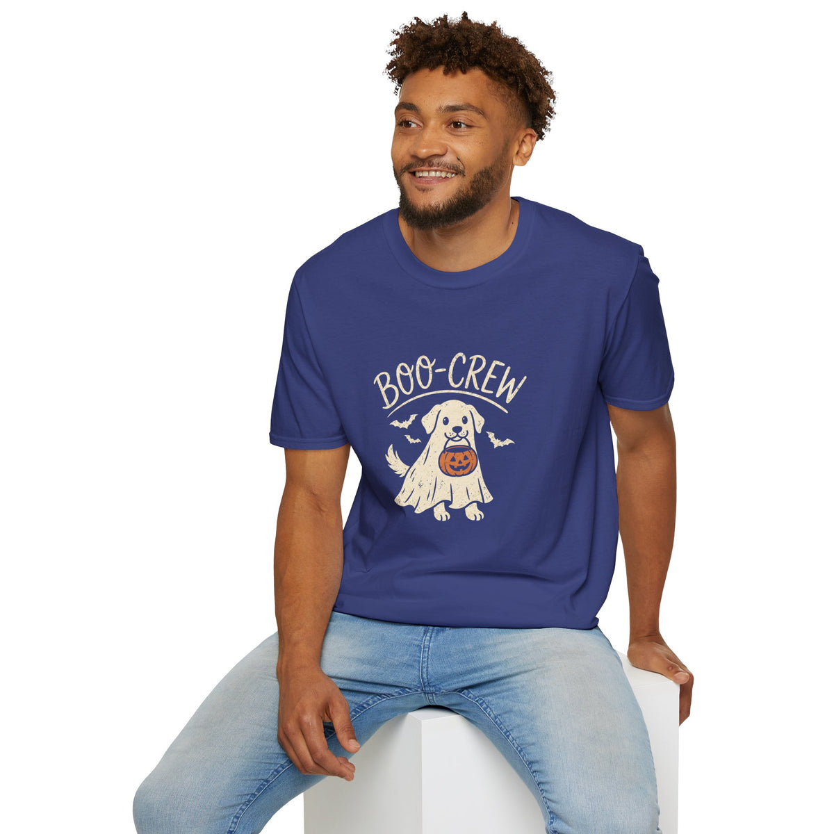 Boo Crew Halloween Dog Shirt – Funny Ghost Dog Graphic Tee
