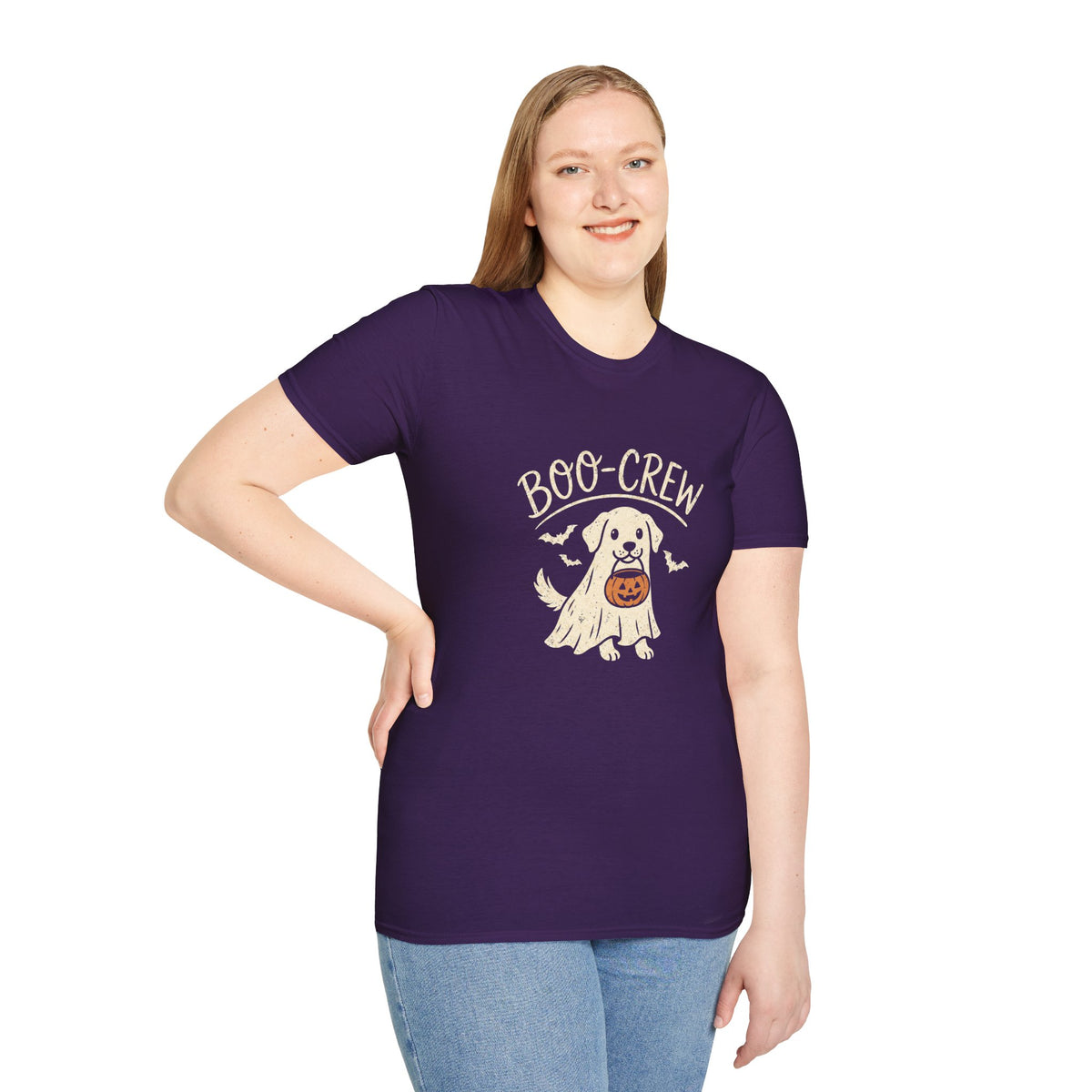 Boo Crew Halloween Dog Shirt – Funny Ghost Dog Graphic Tee