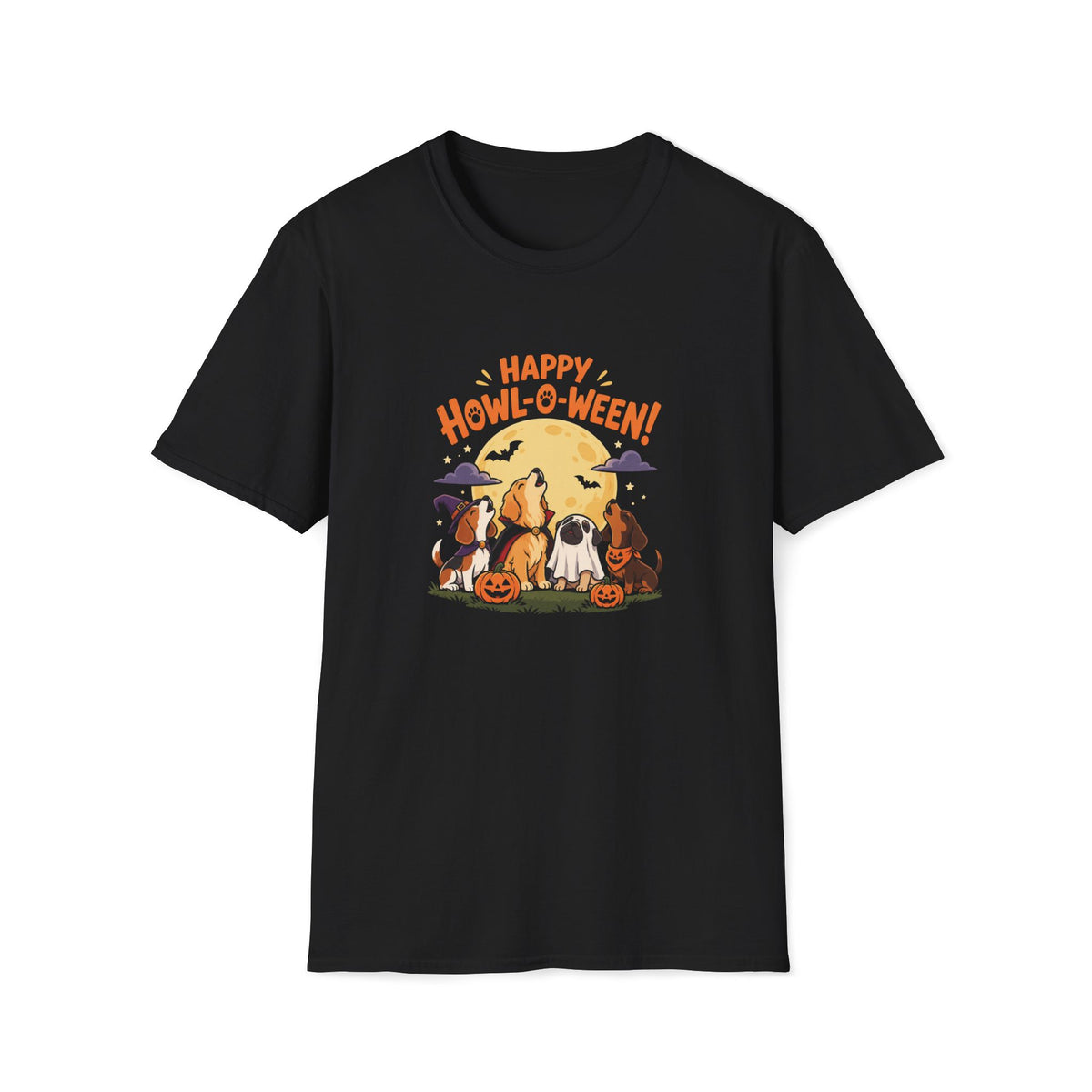 Happy Howl-O-Ween Dog Shirt – Funny Halloween Graphic Tee