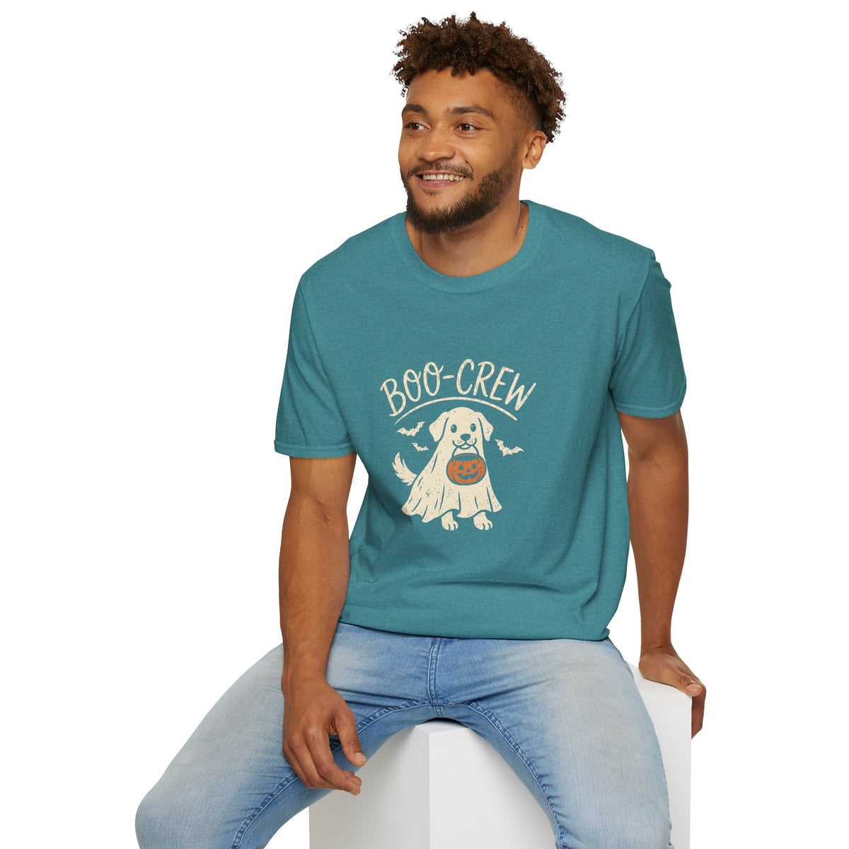 Boo Crew Halloween Dog Shirt – Funny Ghost Dog Graphic Tee